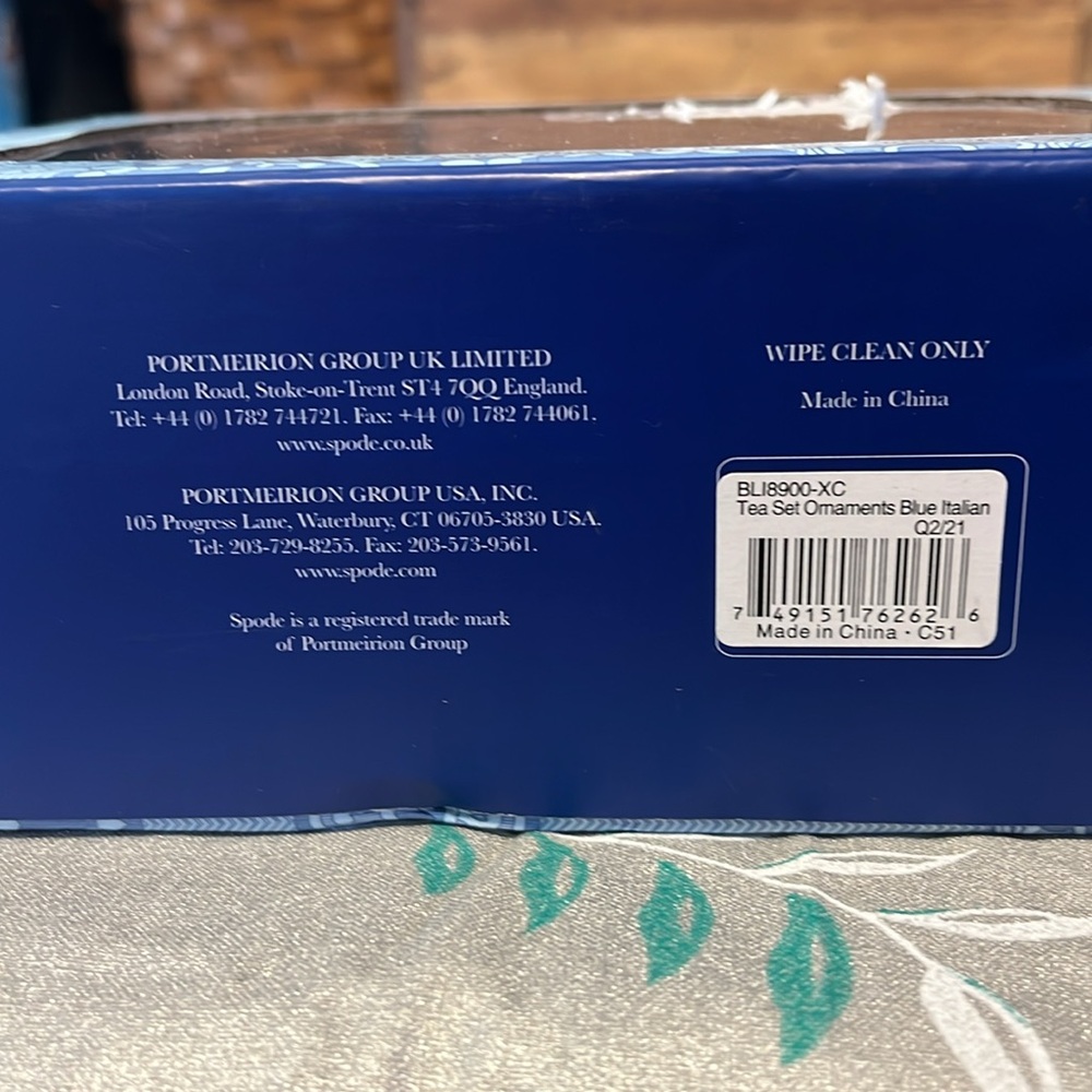 Spode Blue Italian Ornament Set - Picture 4 of 5